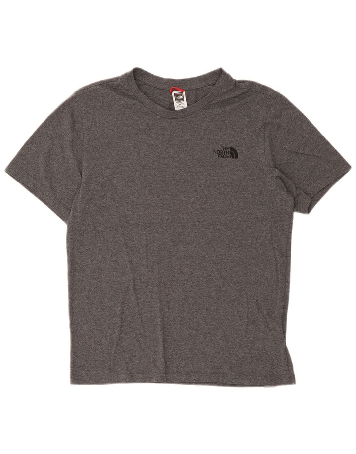 T-shirt da uomo The North Face Top in cotone chiazzato grigio medio