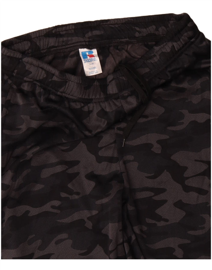 RUSSELL ATHLETIC Pantaloni da tuta da uomo Joggers Large Grey Camouflage