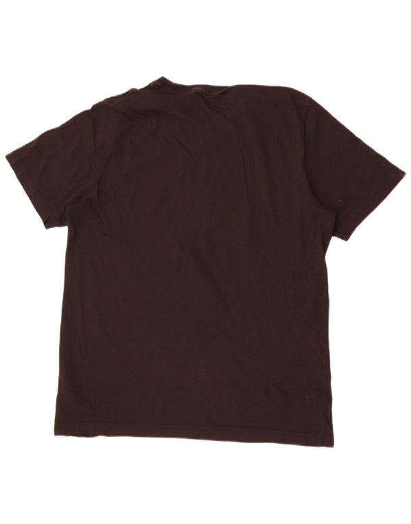 T-shirt grafica da uomo Puma Top in cotone nero medio