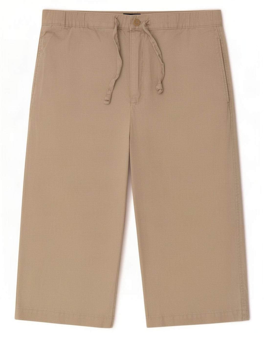 Pantaloni Capri da uomo Marks & Spencer Blue Harbour W32 Lino beige medio