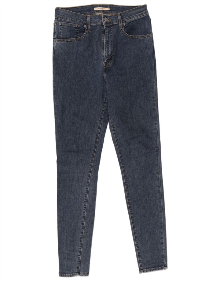 LEVI'S Jeans super skinny da donna con altezza del miglio W31 L32 cotone blu
