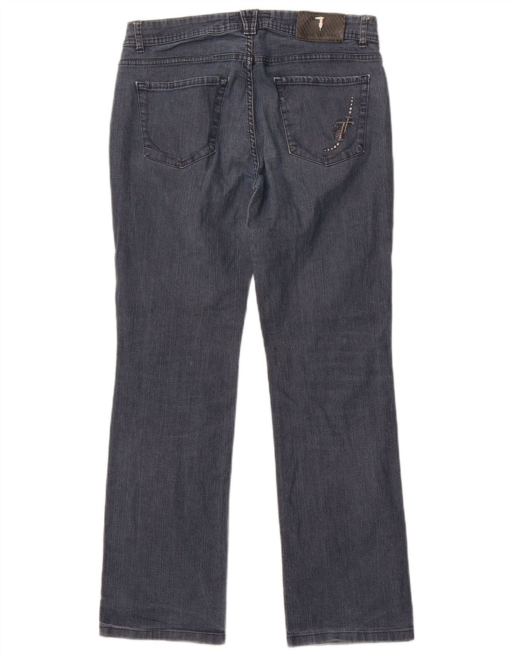 Jeans Dritti Donna Trussardi W31 L30 Cotone Blu