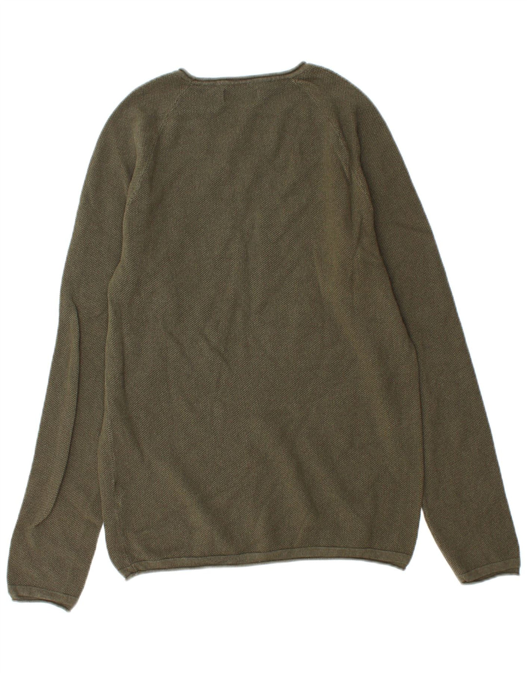 Maglione maglione girocollo da uomo Jack & Jones in cotone verde medio