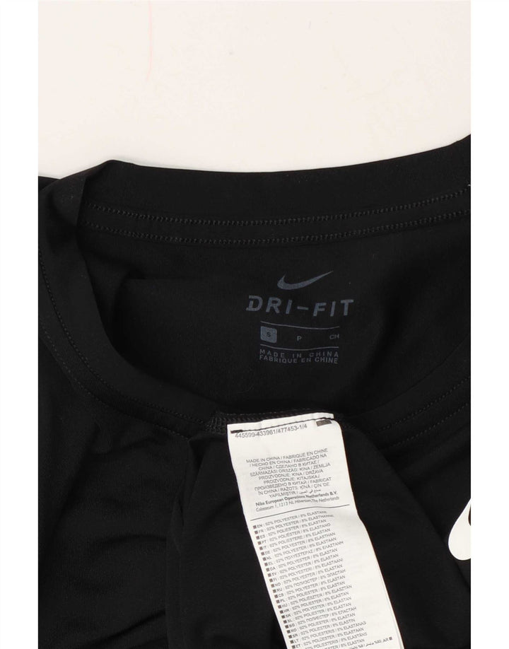 T-shirt grafica Nike Dri Fit da uomo, piccola, in poliestere mimetico nero
