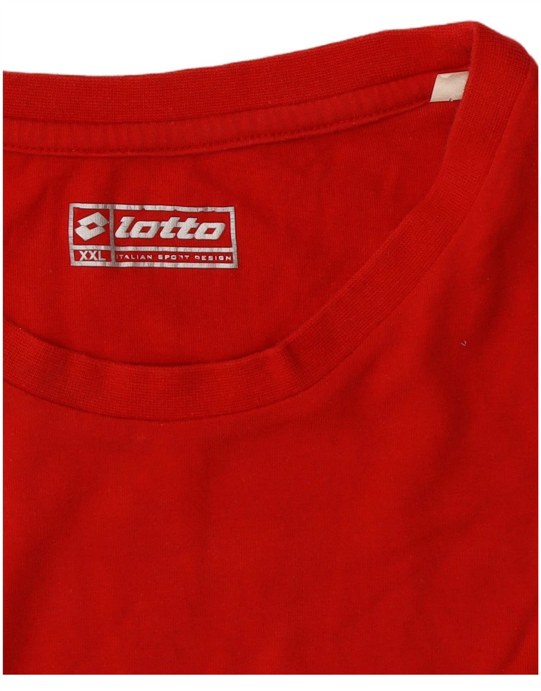 T-shirt da uomo LOTTO Top 2XL rossa sintetica