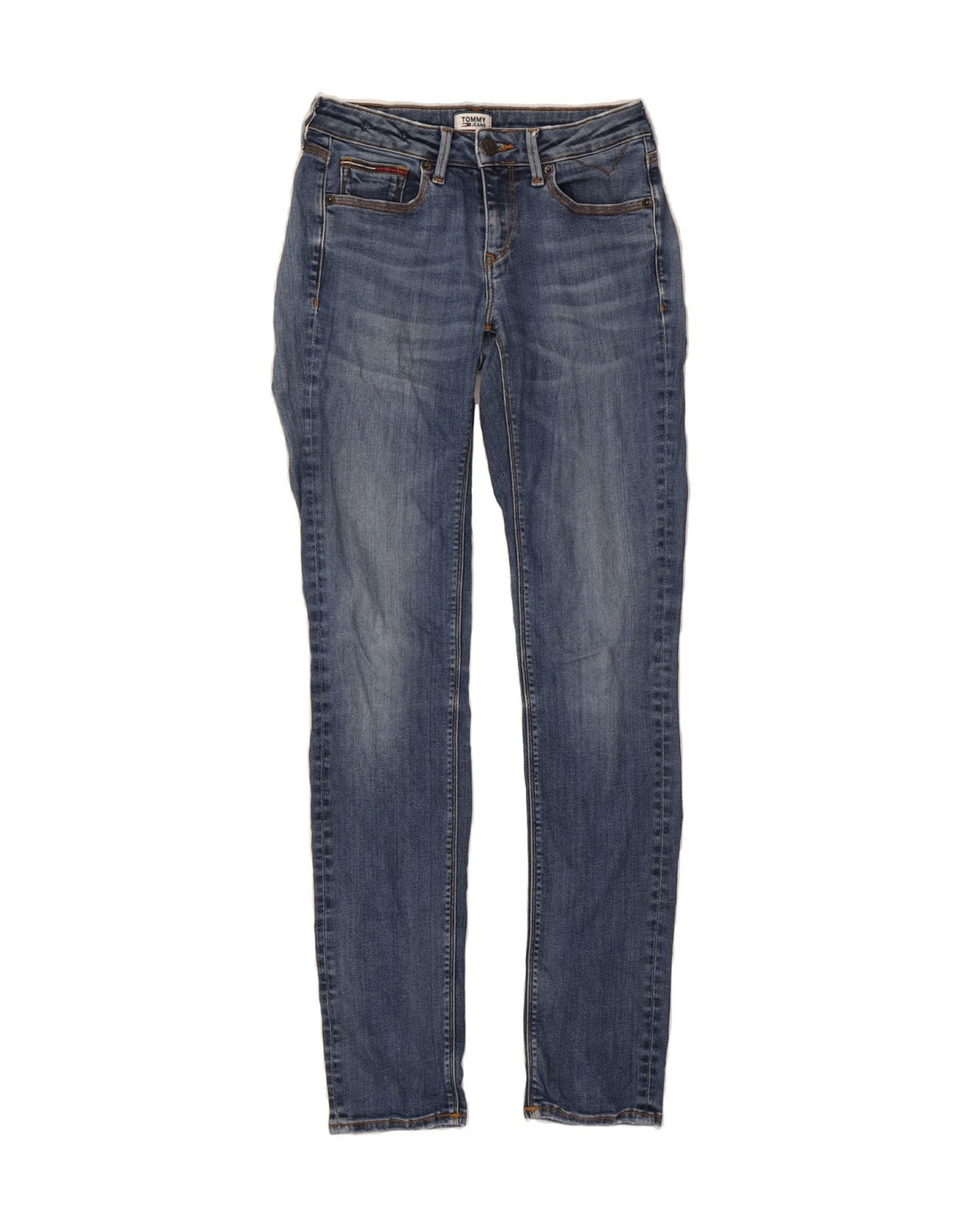 TOMMY HILFIGER Womens Skinny Jeans W26 L32 Blue Vintage Tommy Hilfiger and Second-Hand Tommy Hilfiger from Messina Hembry 