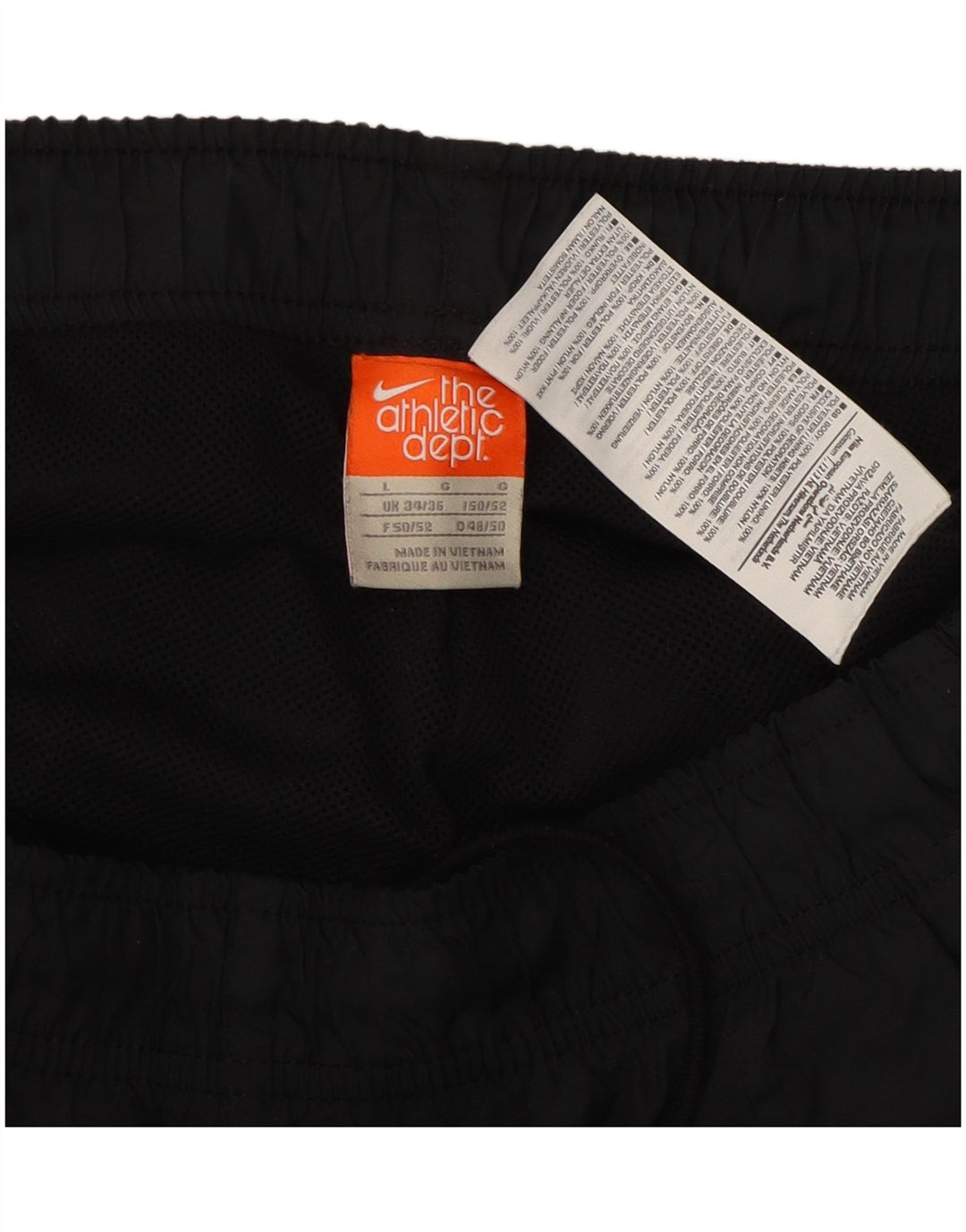 Pantaloni da tuta da uomo Nike Joggers grandi neri in poliestere