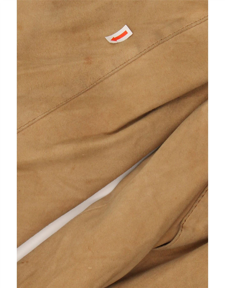 Giubbotto bomber in pelle scamosciata da uomo VINTAGE UK 38 Beige medio