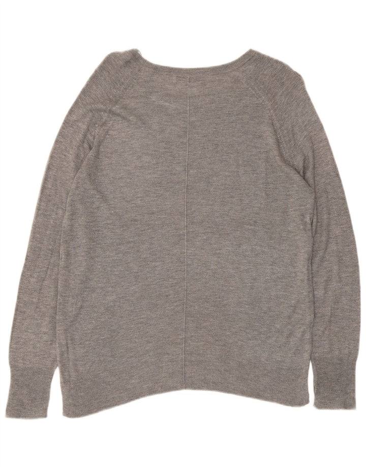 Top in camicetta da donna Zara UK 14 Grigio medio