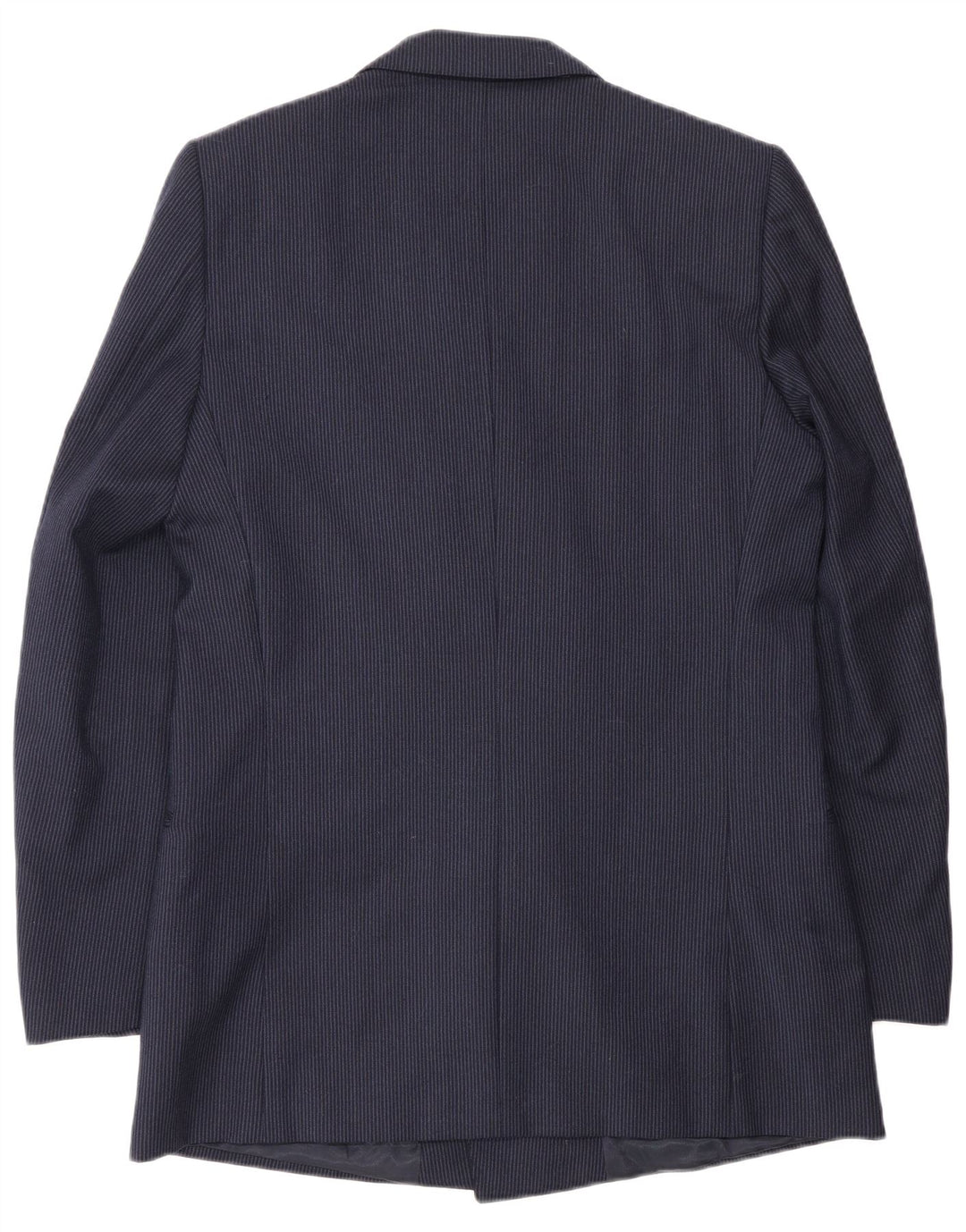 Giacca blazer vintage da uomo Club IT 50 grande a righe blu navy
