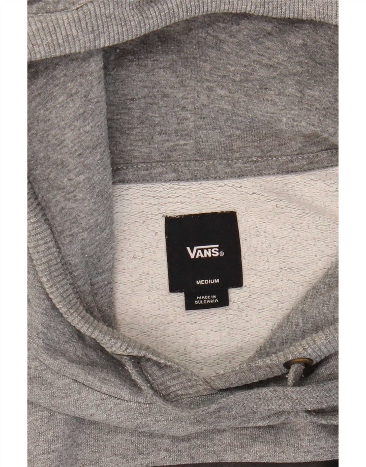 Felpa con cappuccio grafica da uomo Vans grigio medio chiazzato