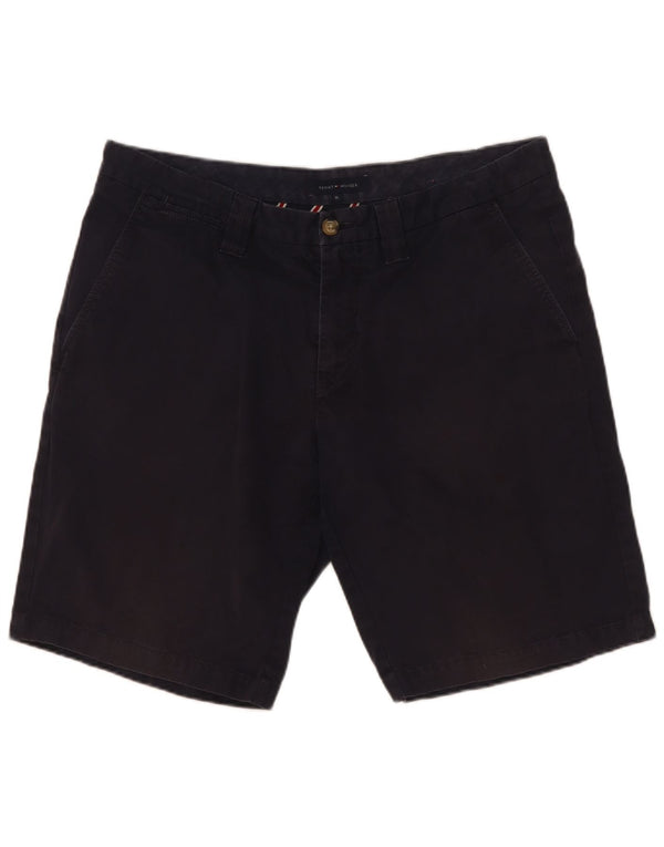Pantaloncini chino da uomo Tommy Hilfiger W36 Large blu navy in cotone