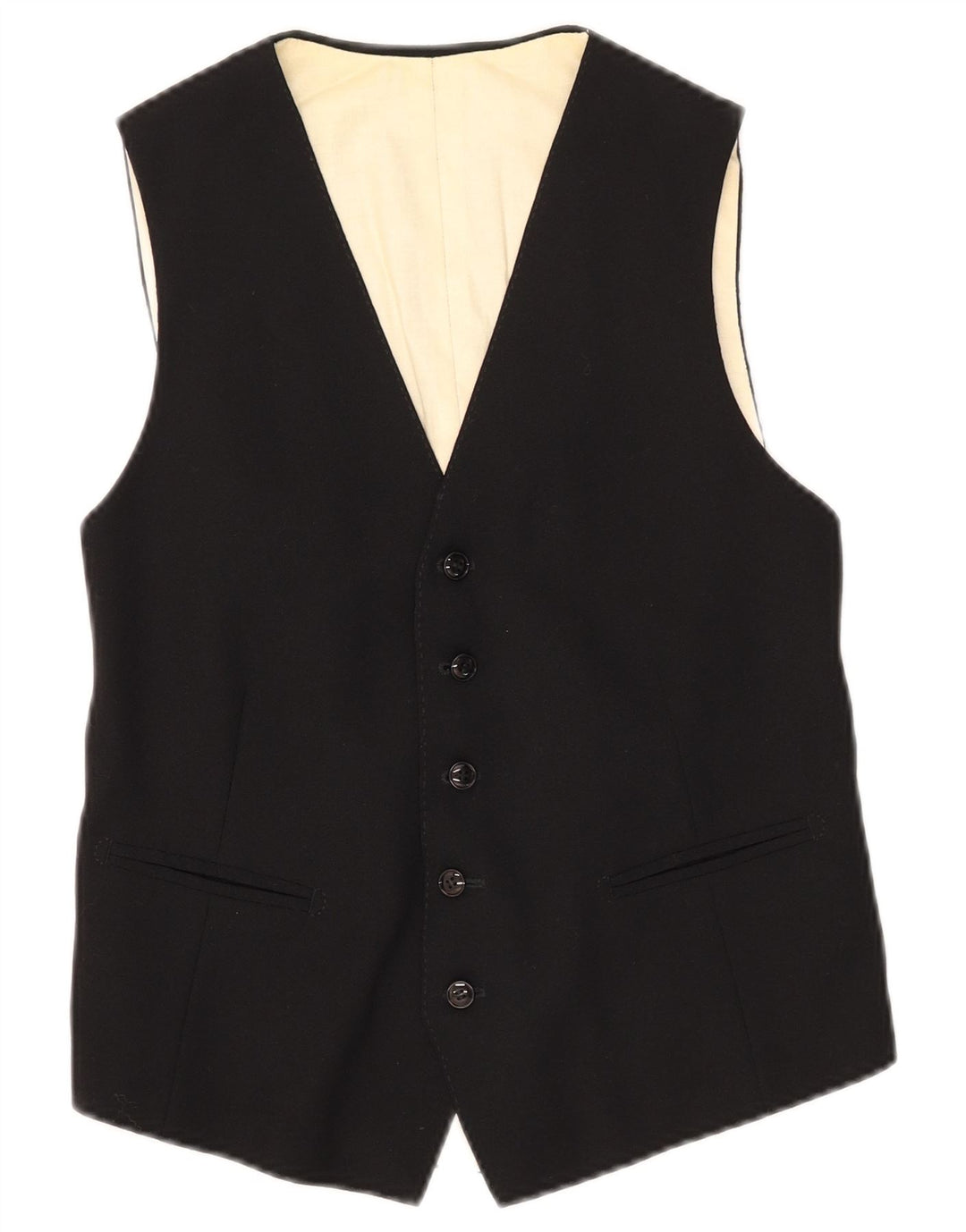 Gilet vintage da uomo XS nero
