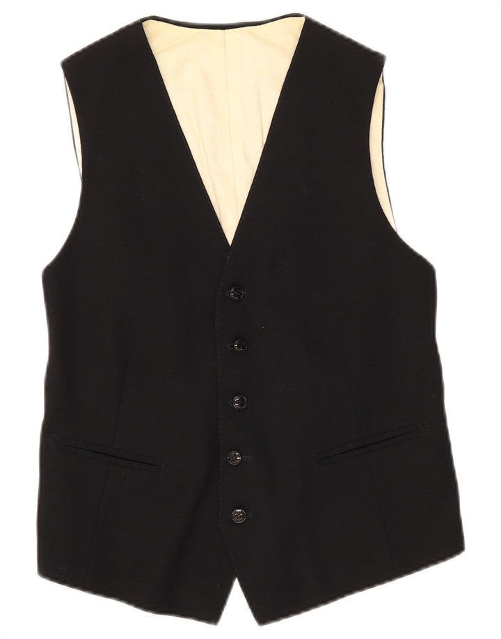 Gilet vintage da uomo XS nero