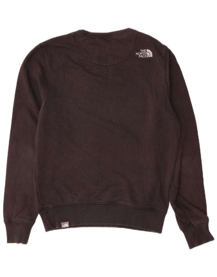 Felpa grafica da uomo The North Face Maglione piccolo cotone nero