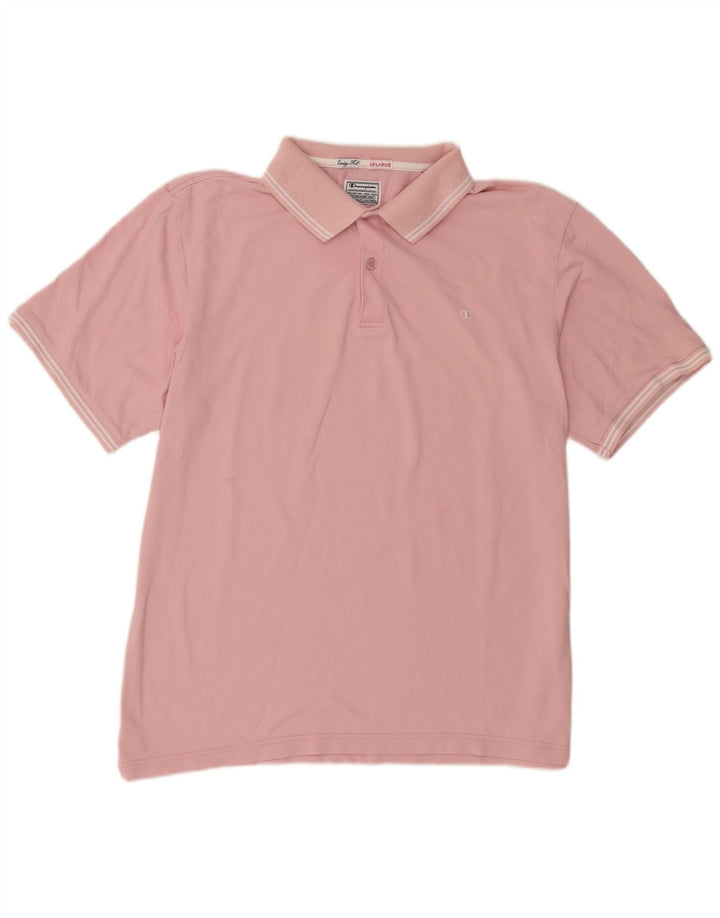 Polo da uomo Champion 2XL cotone rosa