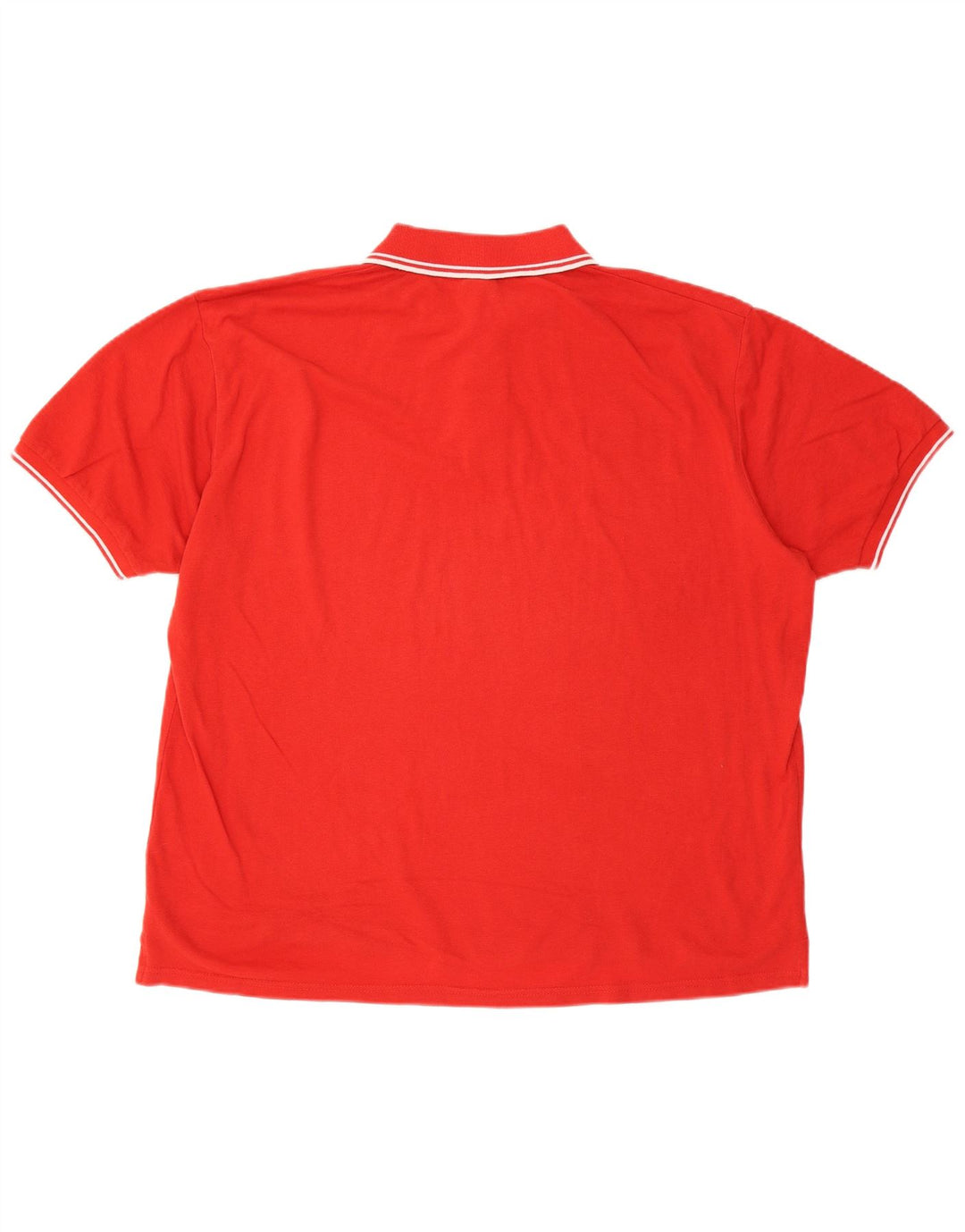 Polo Asics Uomo 3XL Cotone Rosso