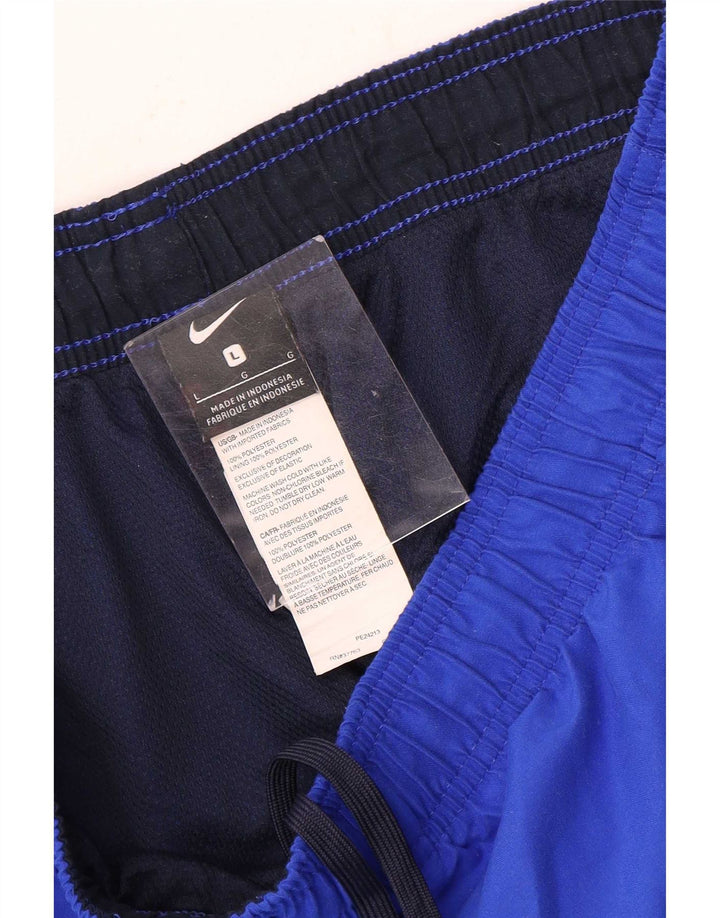 Pantaloncini sportivi Nike da uomo grandi in poliestere blu