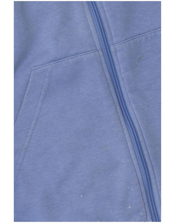 Felpa con cappuccio da donna ADIDAS UK 18 XL cotone blu