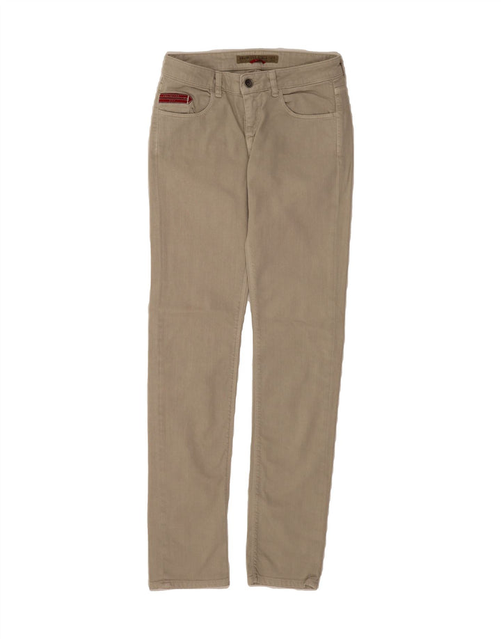 UNLIMITED Womens Slim Jeans W28 L32 Beige Cotton Vintage Unlimited and Second-Hand Unlimited from Messina Hembry 