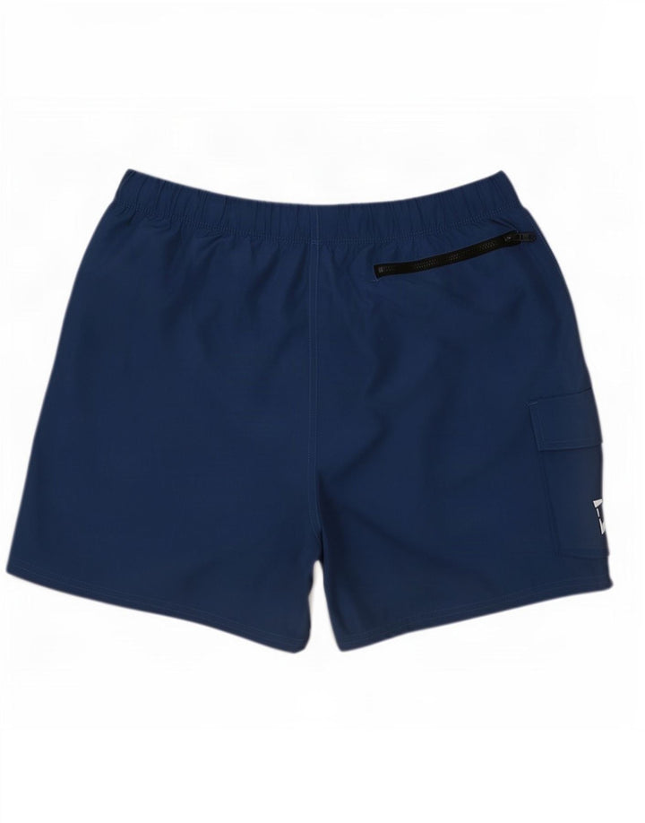 Pantaloncini da bagno Nike da uomo in poliestere blu medio