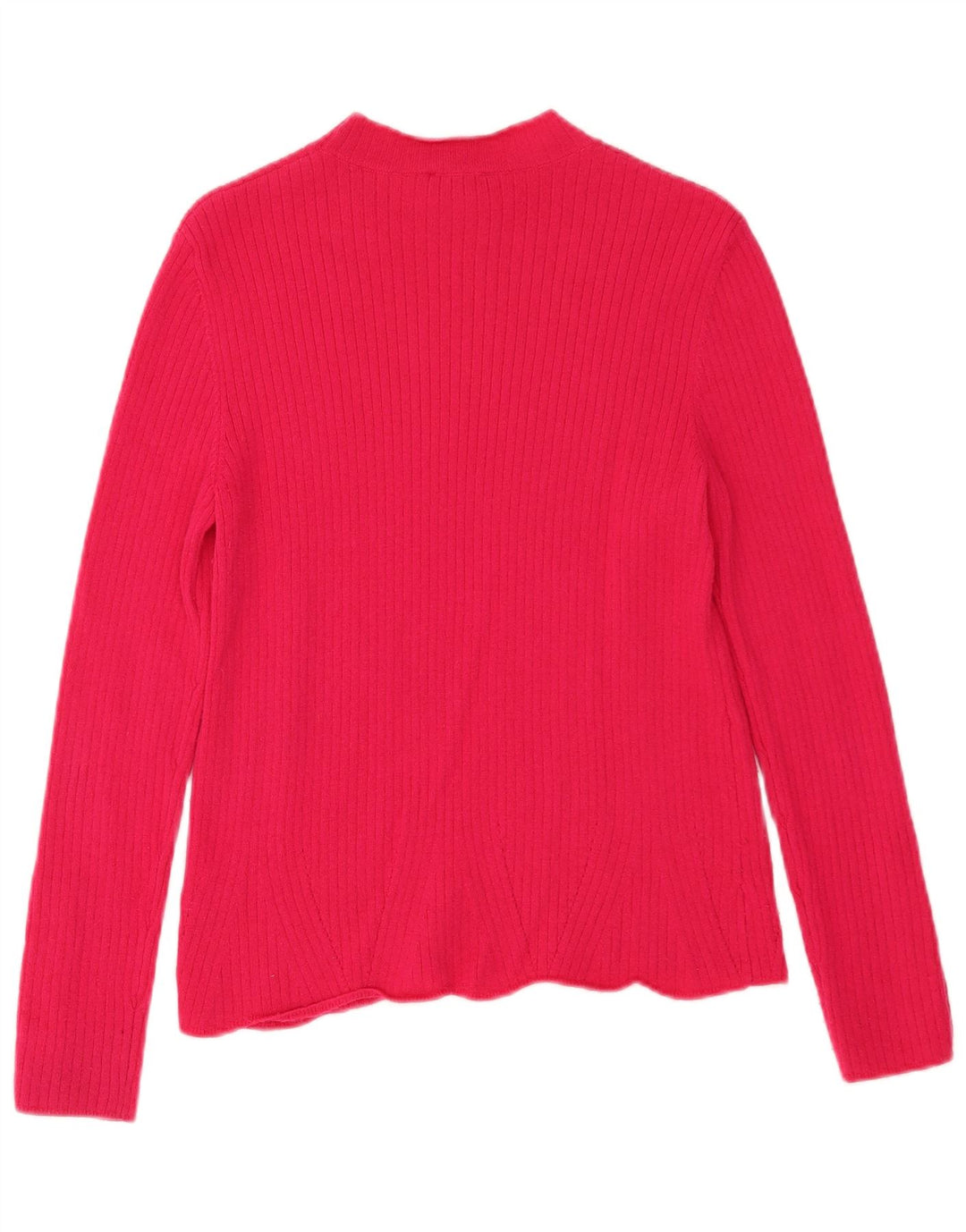 Maglione maglione girocollo da donna Jigsaw UK 10 piccolo lana rosa
