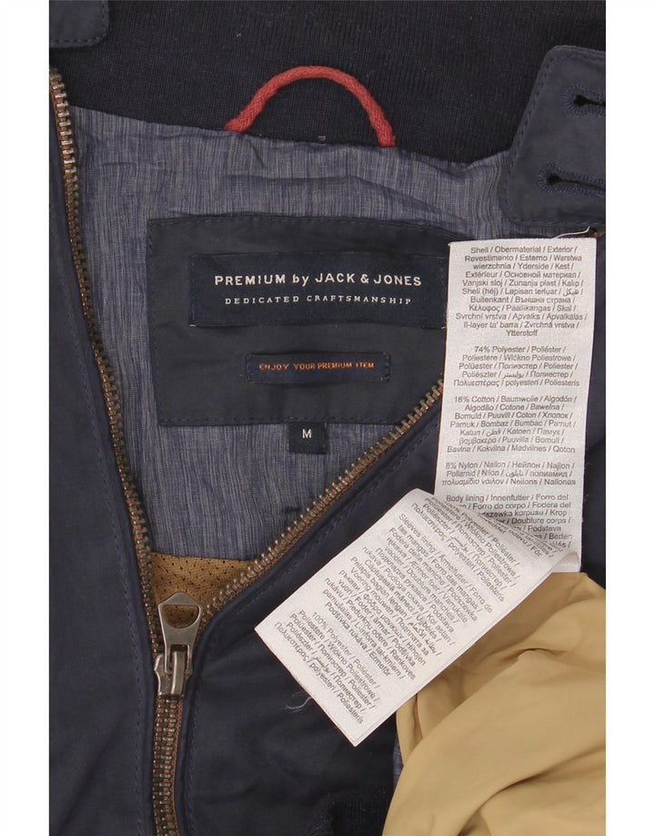 Giubbotto bomber da uomo Jack & Jones UK 38 poliestere medio blu navy