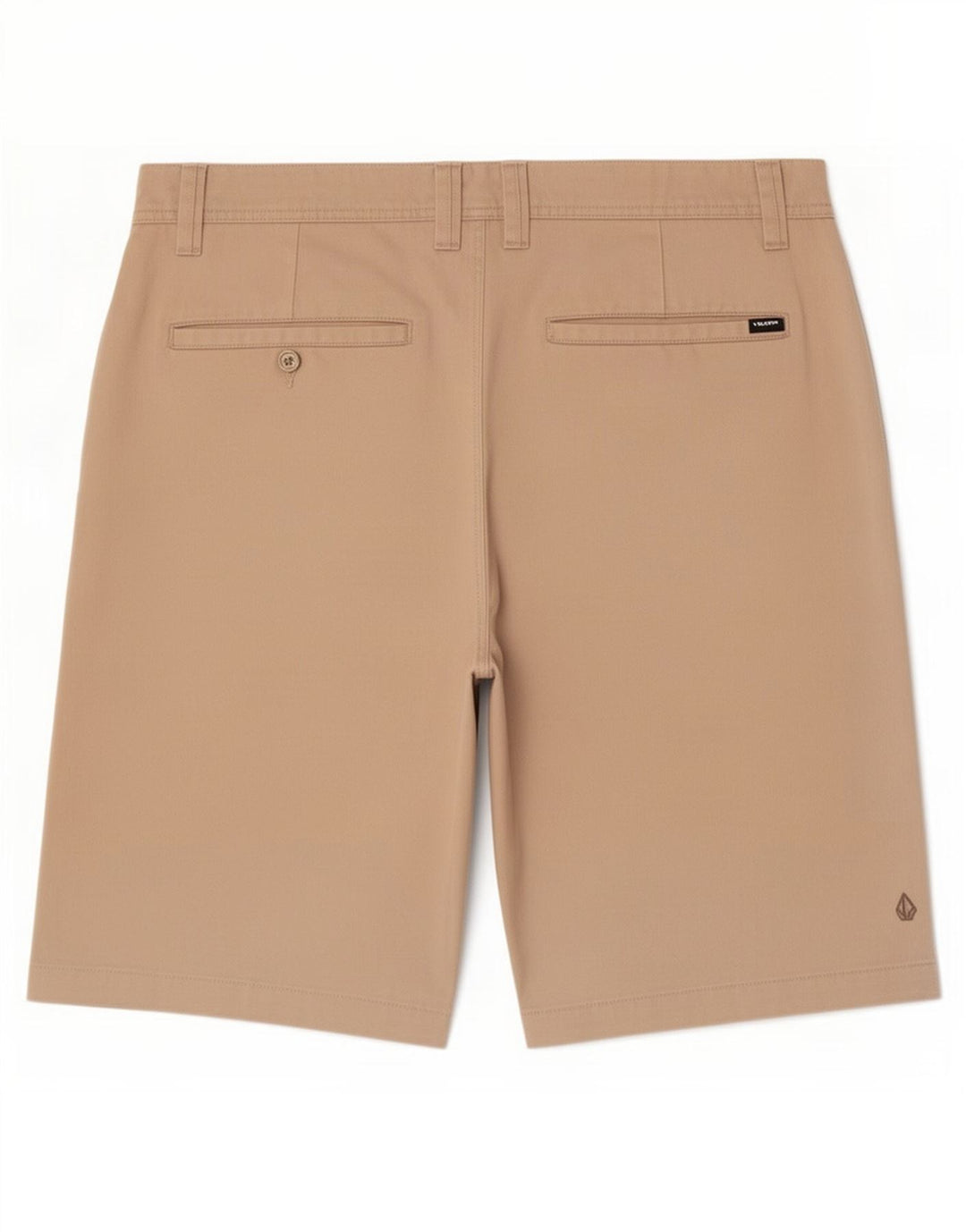 Pantaloncini chino da uomo Volcom grandi W36 poliestere beige