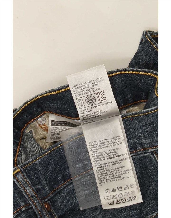 Levi's Uomo 504 Jeans dritti W36 L27 Cotone Blu