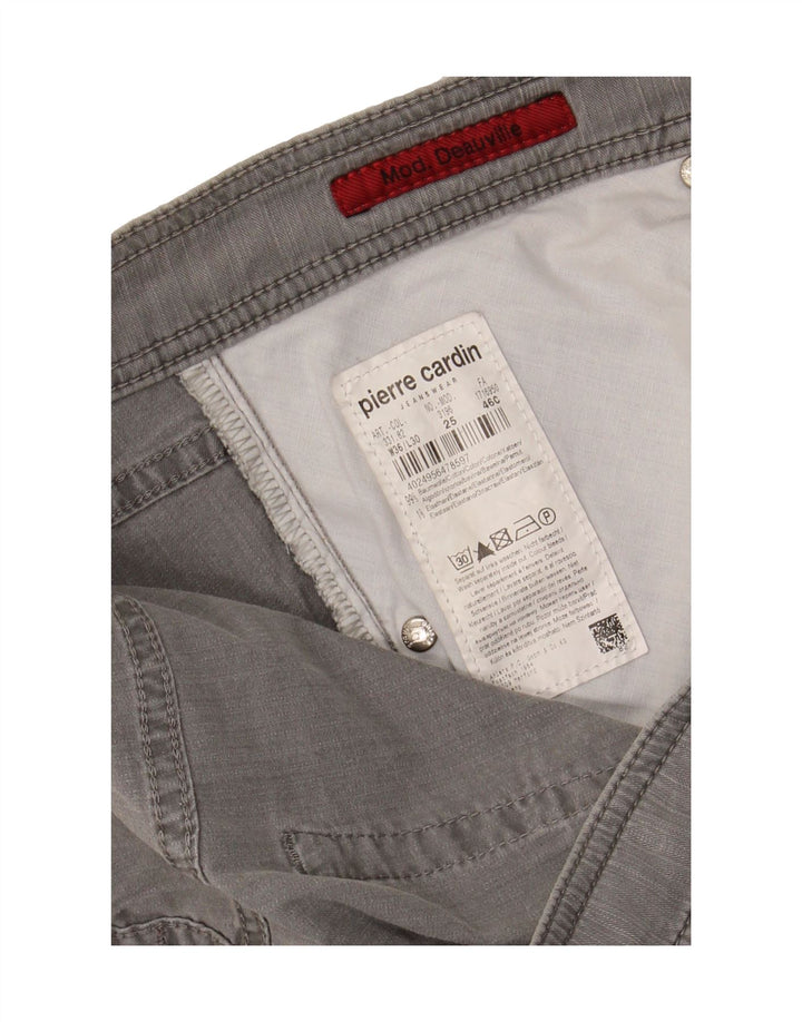 PIERRE CARDIN Mens Straight Jeans W36 L30 Grey Cotton Vintage Pierre Cardin and Second-Hand Pierre Cardin from Messina Hembry 