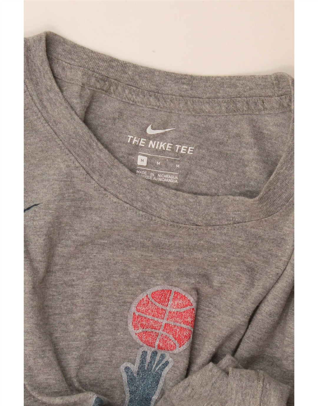 Maglietta grafica Nike Washington Wizards da uomo, colore grigio medio