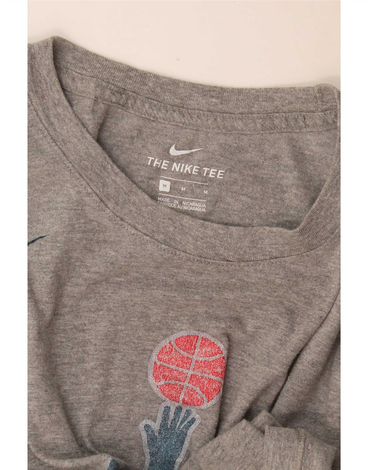 Maglietta grafica Nike Washington Wizards da uomo, colore grigio medio