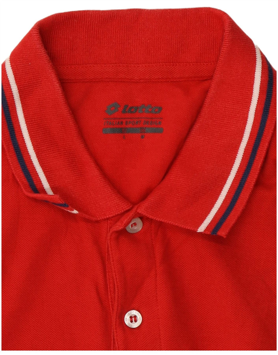 Polo da uomo Lotto grande rossa