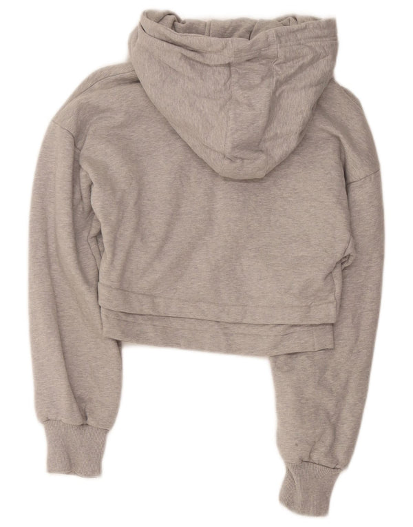 Felpa con grafica corta da donna Diesel UK 6 XS cotone chiazzato grigio