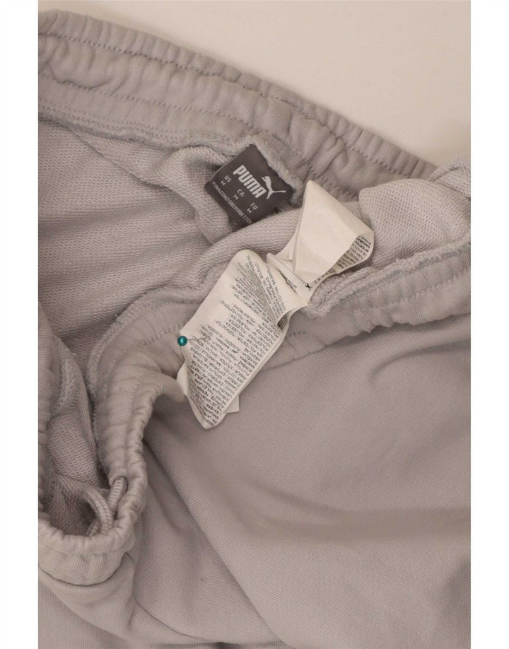 Pantaloni da tuta da uomo Puma Joggers in cotone grigio medio