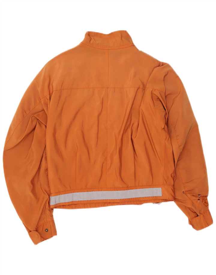 Giubbotto bomber oversize da donna Belstaff IT 44 Nylon floreale arancione medio