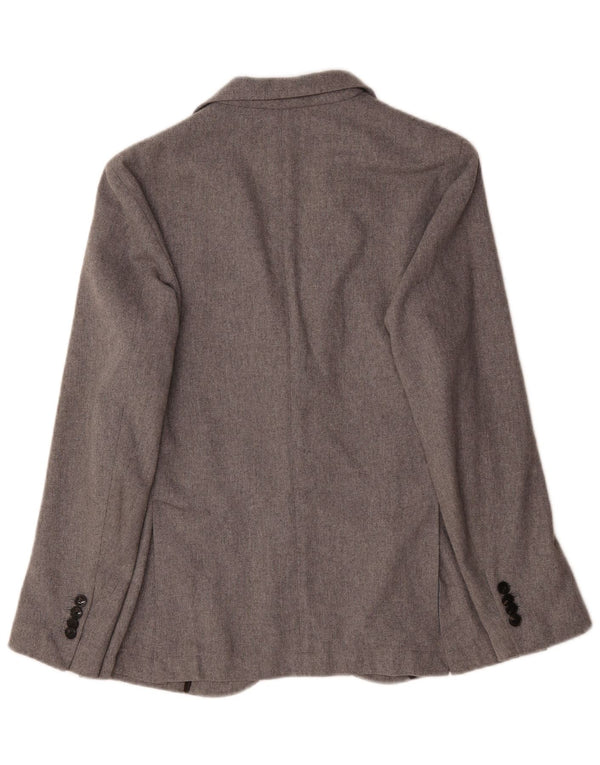 Giacca blazer a 2 bottoni da uomo Liu Jo UK 38 Lana grigio medio