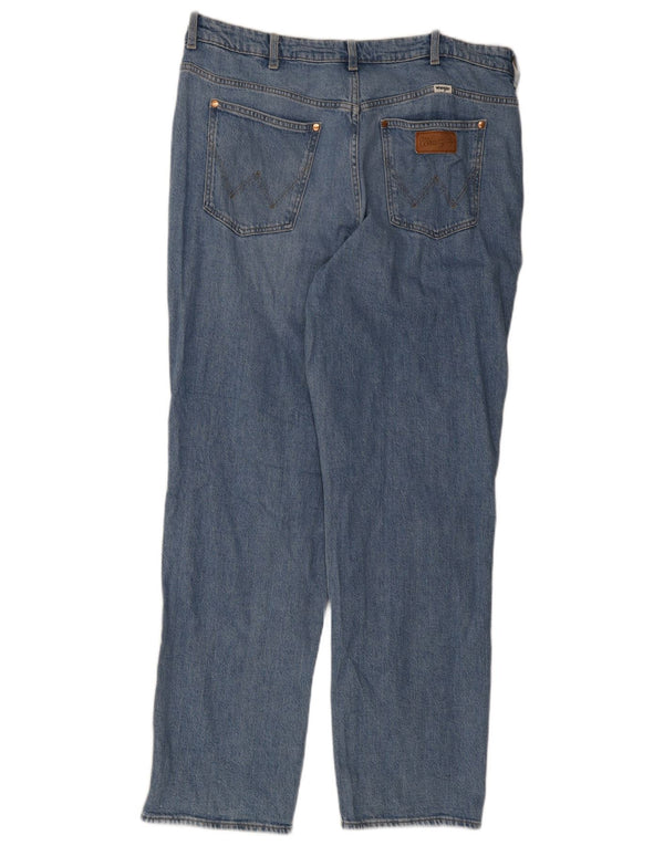 Jeans dritti Wrangler da uomo Mom W36 L32 cotone blu