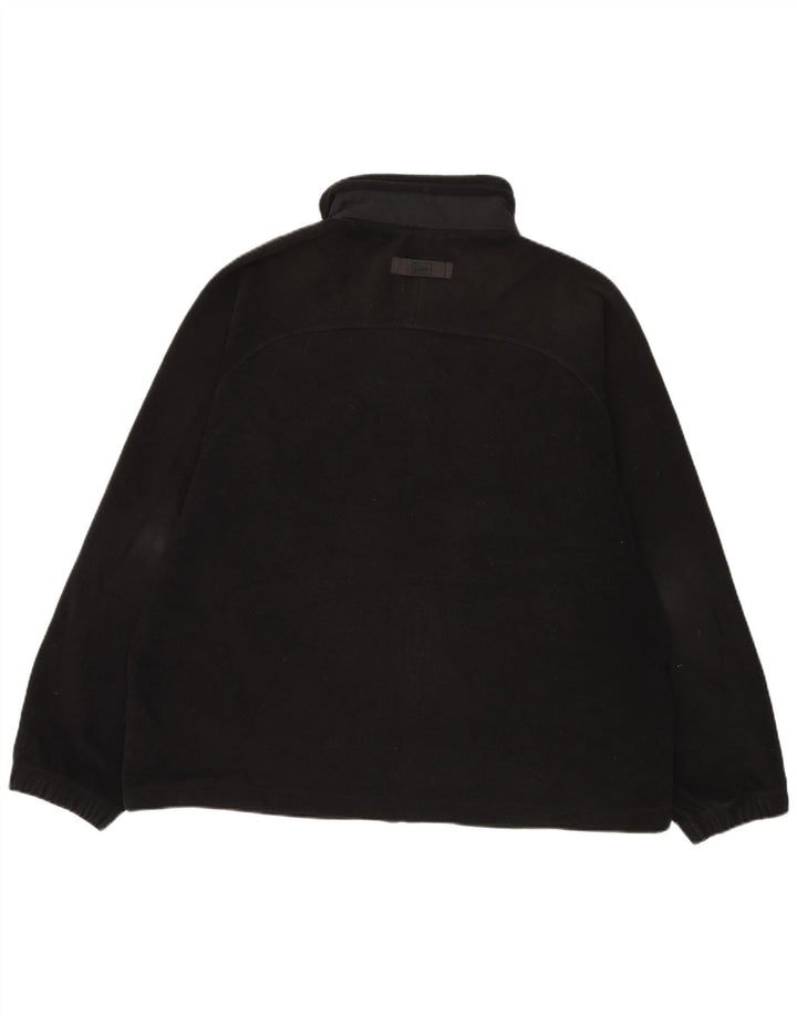 Giacca in pile da uomo Marks & Spencer UK 42 XL Poliestere color block nero