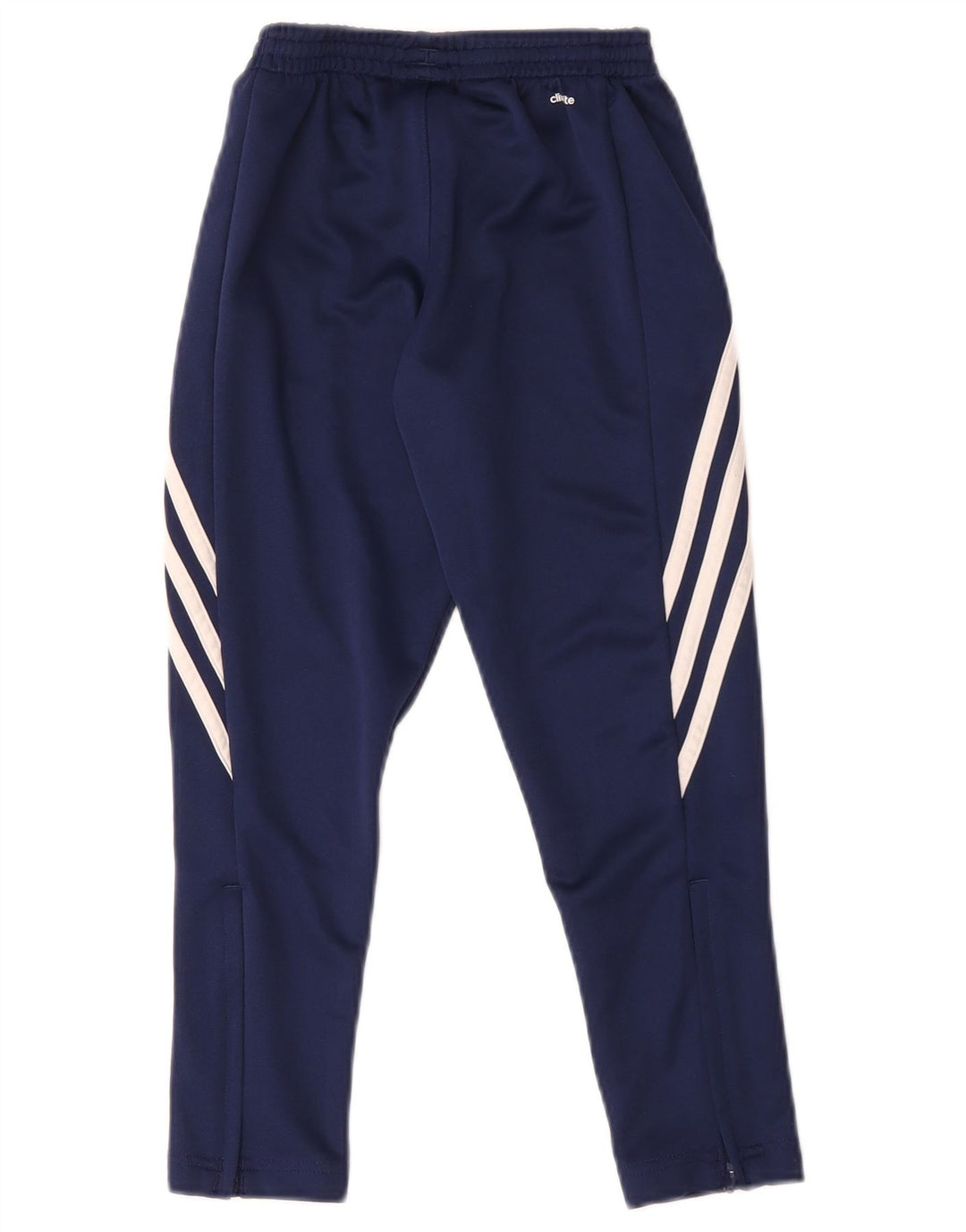 Pantaloni della tuta Adidas Climalite da ragazzo 7-8 anni Small Blu Navy