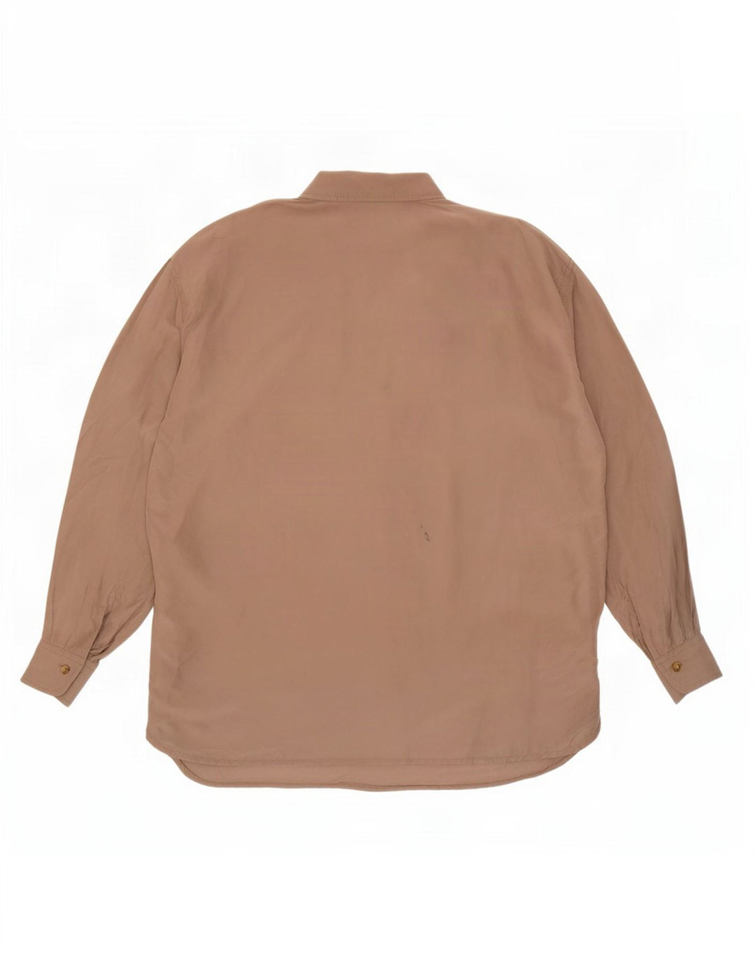 Camicia oversize lunga da donna vintage IT 44 Beige medio