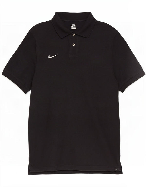 Polo Nike da uomo grande in cotone nero
