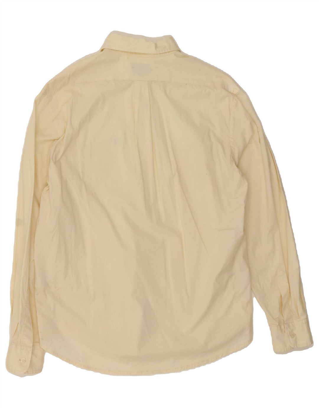 TRUSSARDI JEANS Mens Shirt 2XL Beige Cotton Vintage Trussardi Jeans and Second-Hand Trussardi Jeans from Messina Hembry 