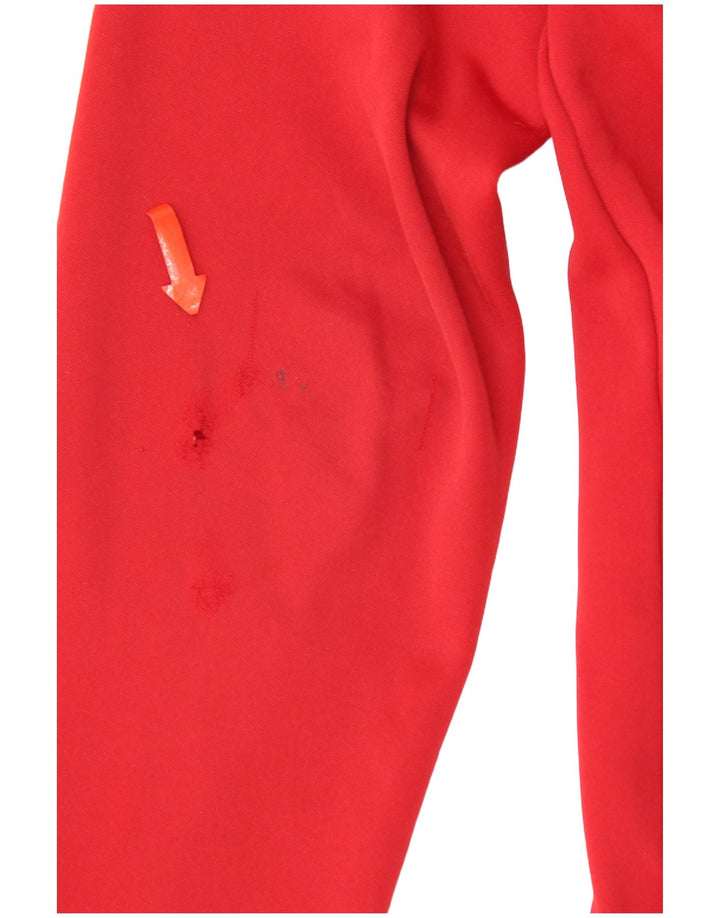 Felpa con cappuccio Nike Dri Fit da ragazzo, 12-13 anni, grande, in poliestere rosso