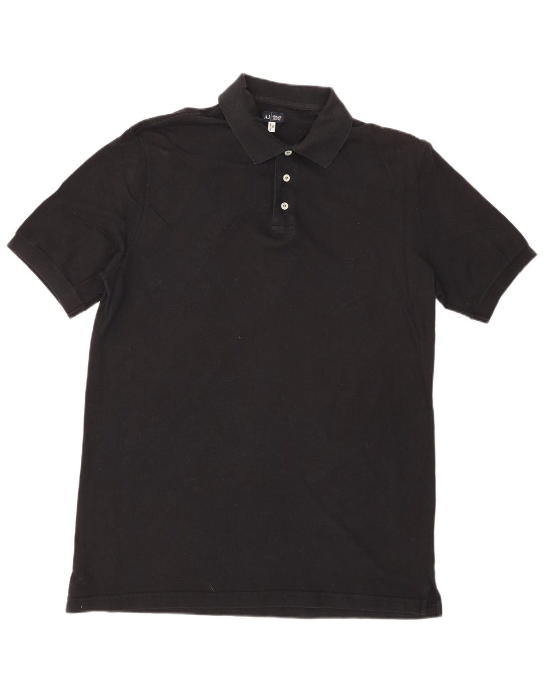 ARMANI JEANS Polo Uomo XL Cotone Nero