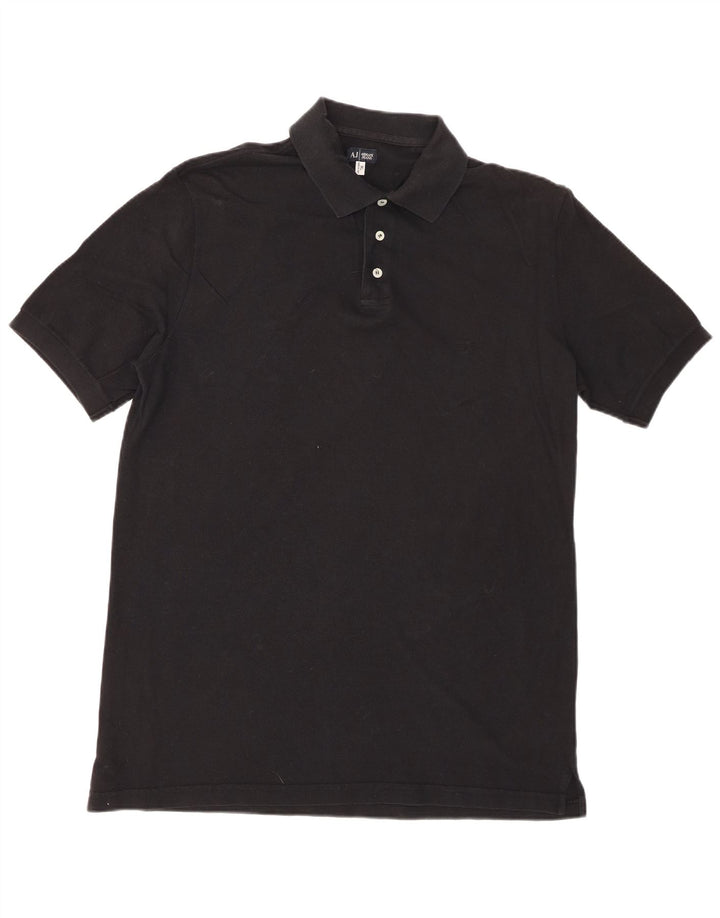 ARMANI JEANS Polo Uomo XL Cotone Nero