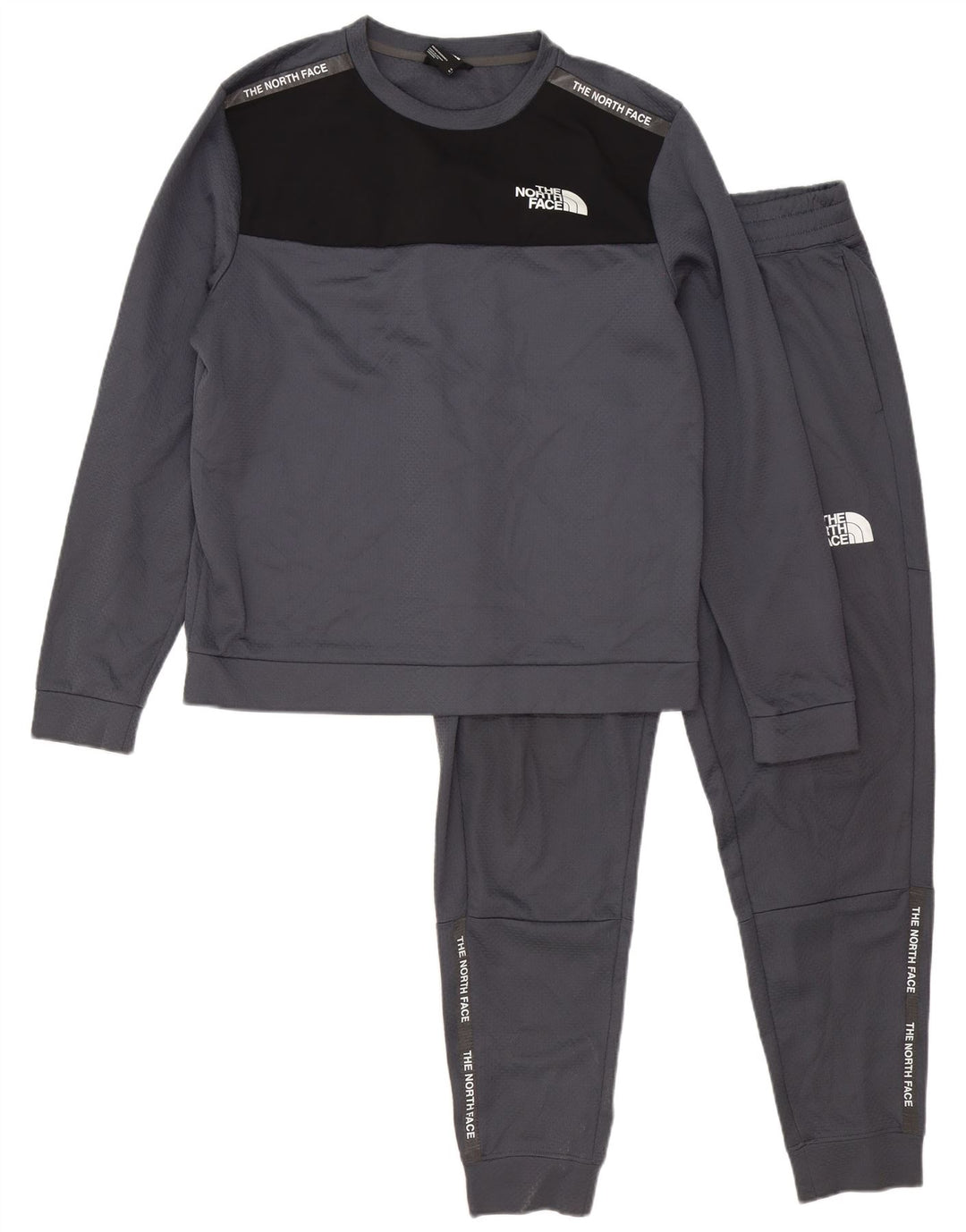 Tuta intera da uomo The North Face Graphic Block grigio medio
