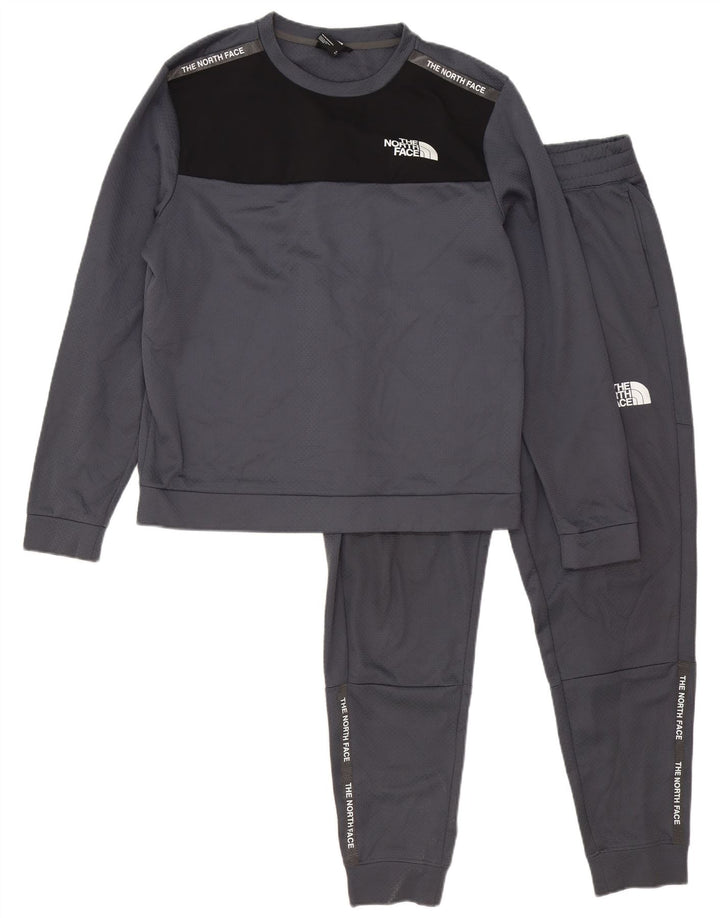 Tuta intera da uomo The North Face Graphic Block grigio medio