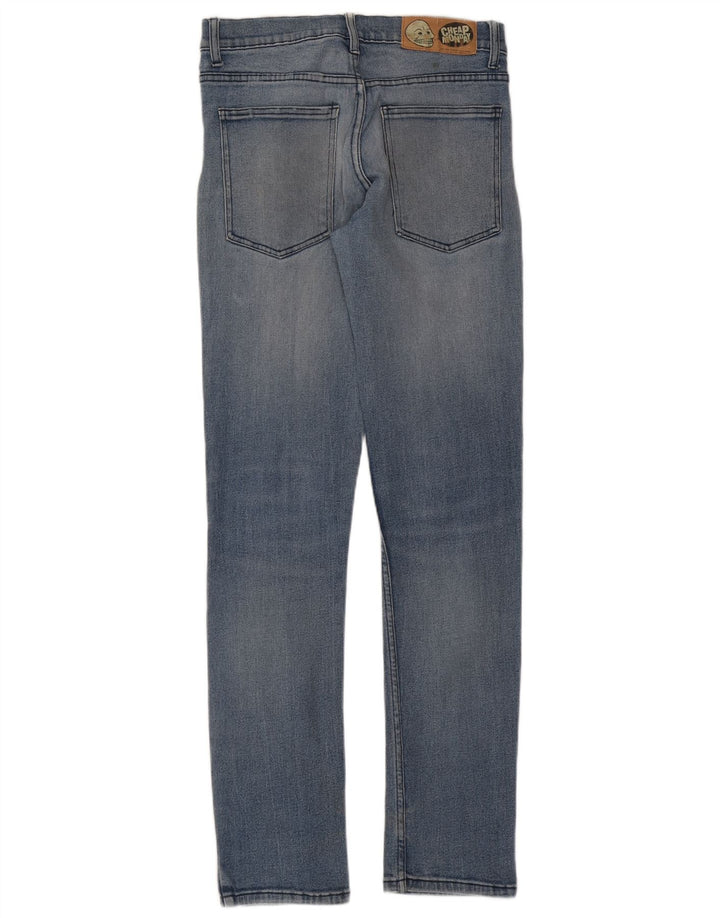 CHEAP MONDAY Jeans skinny da donna W32 L34 cotone blu