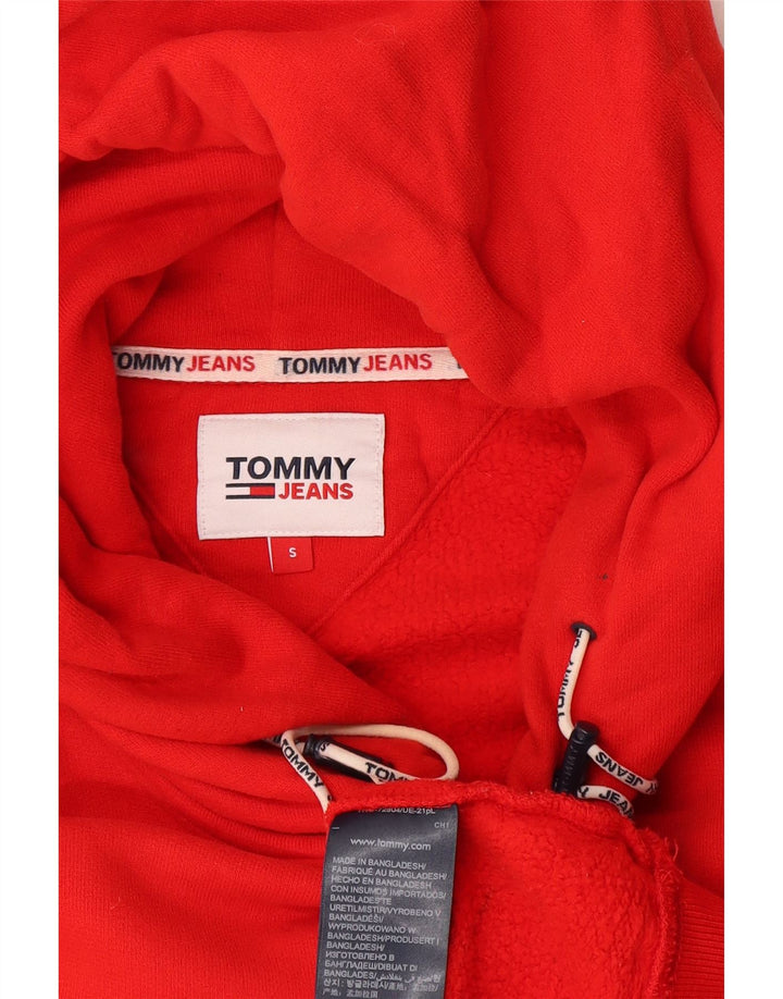 Maglione con cappuccio da uomo Tommy Hilfiger piccolo cotone rosso